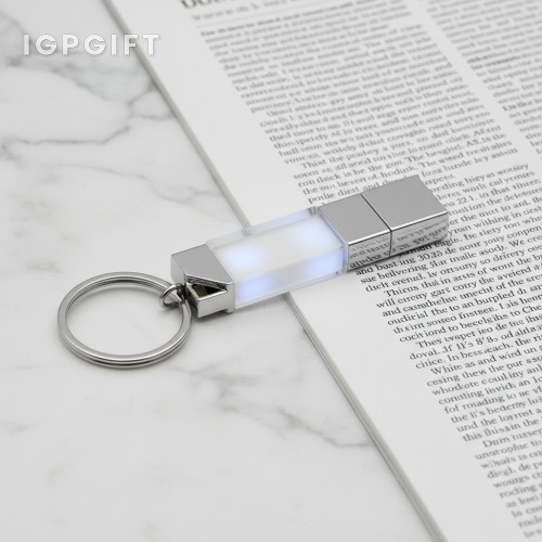 高端3D水晶USB閃存驅動器 - 4GB