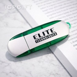 透明塑料4GB USB隨身碟