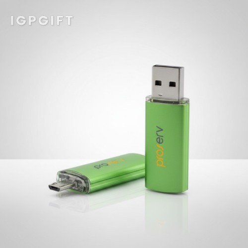 彩色調 OTG 微型 USB 隨身碟 - 4GB