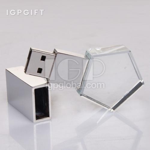 五角星水晶USB