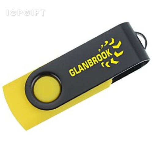 旋轉式USB-C隨身碟 - 黑色 - 32GB