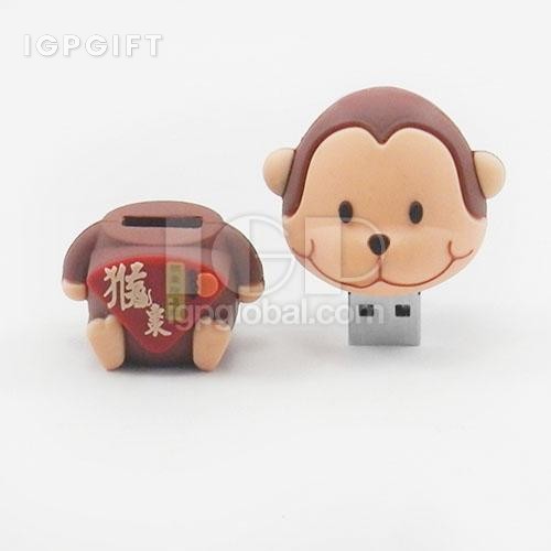 猴子卡通USB儲存器