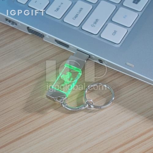 發光鑰匙扣USB