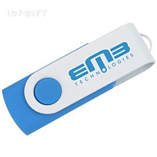 旋轉式USB-C閃存盤 - 白色 - 16GB