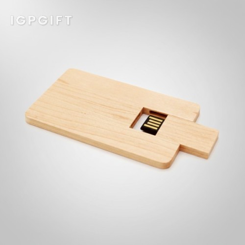 木製名片形USB儲存器