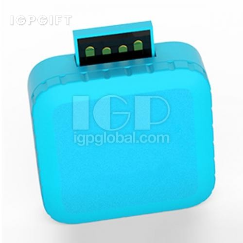 方形360°旋轉USB