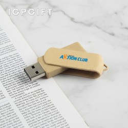 環保旋轉USB隨身碟 - 16GB