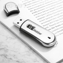 光亮金屬8GB USB隨身碟