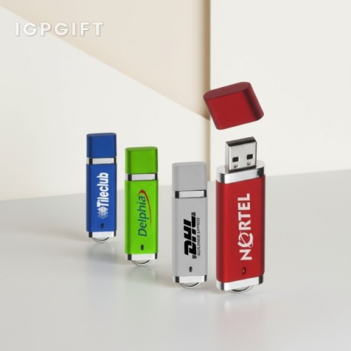雙色塑料USB閃存驅動器 - 4GB
