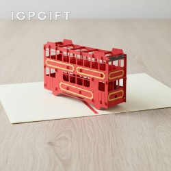 叮叮車（電車）賀卡