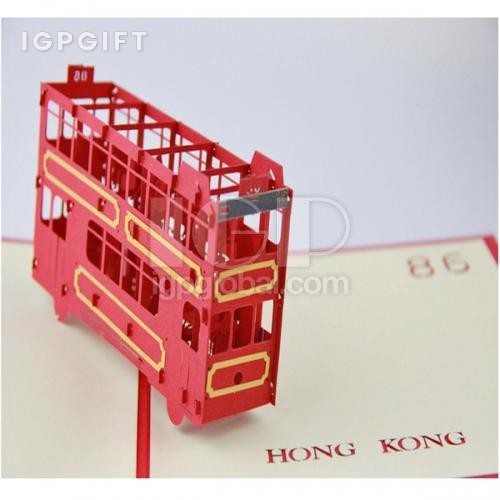 叮叮車（電車）賀卡