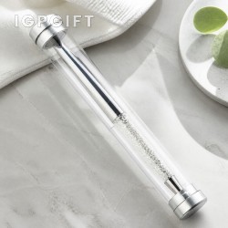 亞加力透明圓筒筆盒