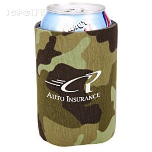 迷彩口袋飲料保溫器