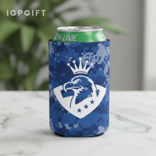 數位迷彩口袋飲料保冷袋