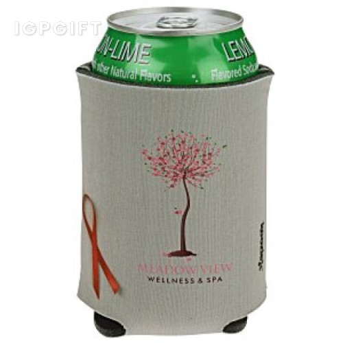 可摺疊飲料保溫杯套 - 紅絲帶