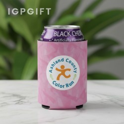 可摺疊飲料保溫杯 - 粉色意識款