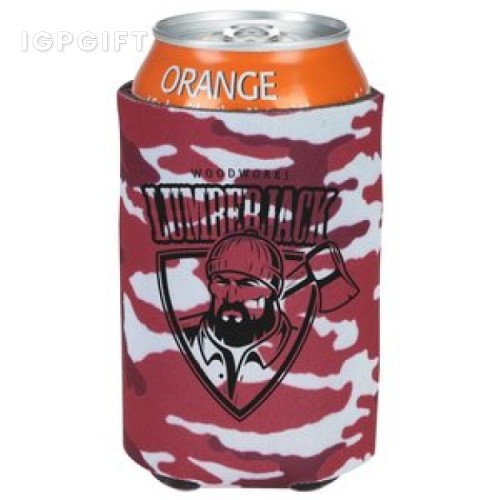 彩色迷彩口袋飲料保護器