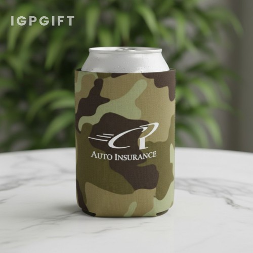 迷彩口袋飲料保溫器