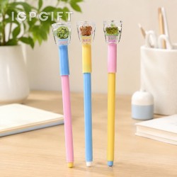 可種植盆栽創意中性筆