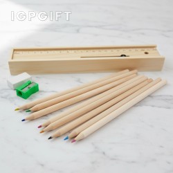 木盒文具套裝
