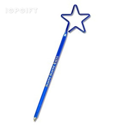 星形塑料圓珠筆 - 大型