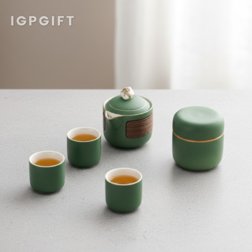 端午高端商務陶瓷茶具套裝