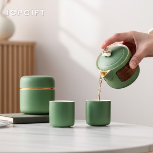 端午高端商務陶瓷茶具套裝