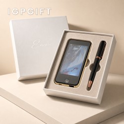 彩屏移動電源套裝
