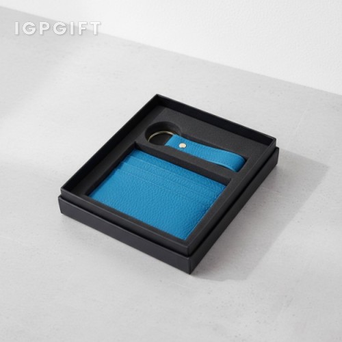 高端名片夾與鑰匙圈禮贈品套裝