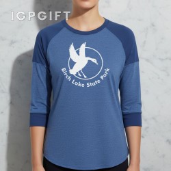 新時代女性休閒棒球T恤