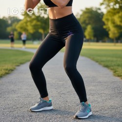 女性高腰運動緊身褲