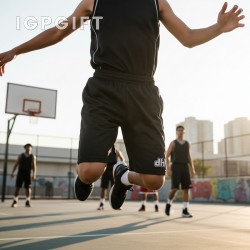 青少年運動網眼短褲