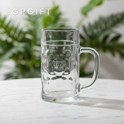 啤酒節水晶杯 - 17盎司 - 深雕刻