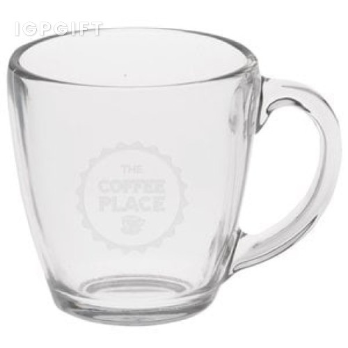 深刻雕刻玻璃啤酒杯 - 16盎司