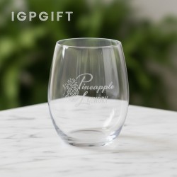 無腳白酒杯 - 21 盎司 - 深度雕刻