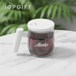 400毫升自動搖拌玻璃杯（可充電）