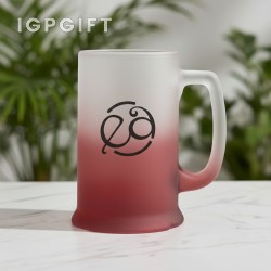霧面玻璃啤酒杯 - 14.5盎司