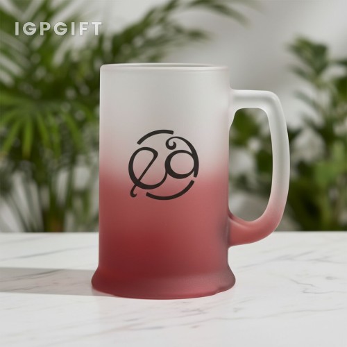 霧面玻璃啤酒杯 - 14.5盎司