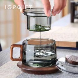 三件套高硼硅玻璃墩墩杯