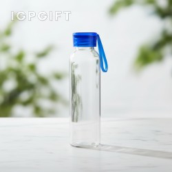 彩蓋500ml玻璃水瓶