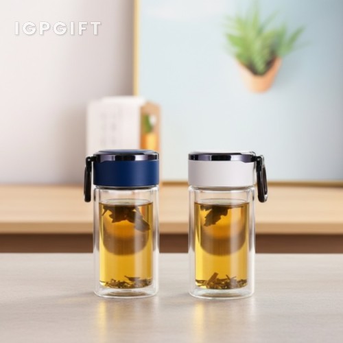 便攜式雙層茶水瓶