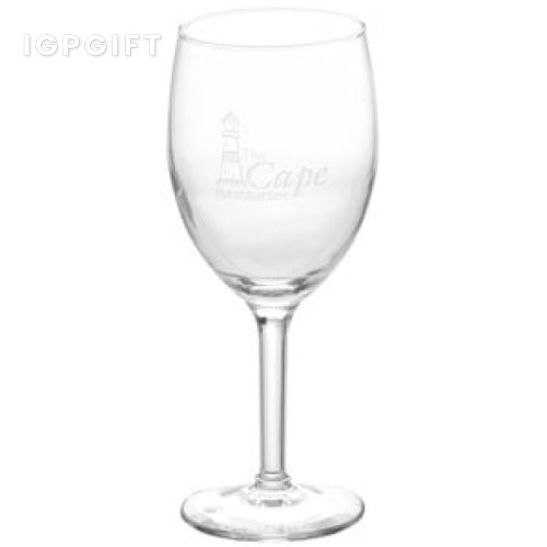 深雕刻葡萄酒杯 - 240毫升