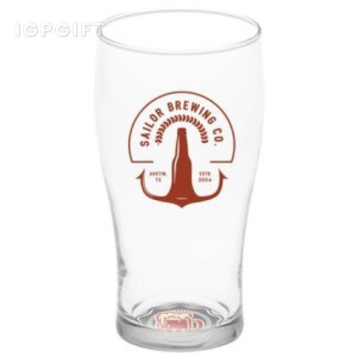 彩底啤酒杯 - 16 oz