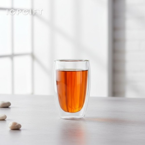 浮影雙層保溫玻璃杯