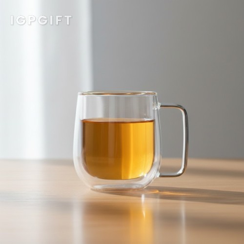雙層透明玻璃杯