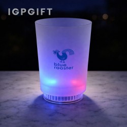 多彩發光磨砂玻璃杯