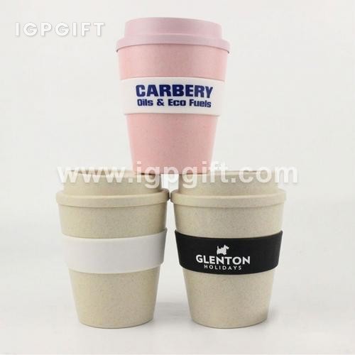 小麥稈可降解環保咖啡杯