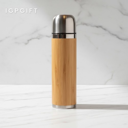 創意竹紋保溫杯