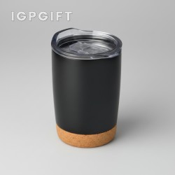 12盎司雙壁不銹鋼咖啡杯（軟木底）
