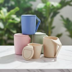 環保小麥秸稈茶杯